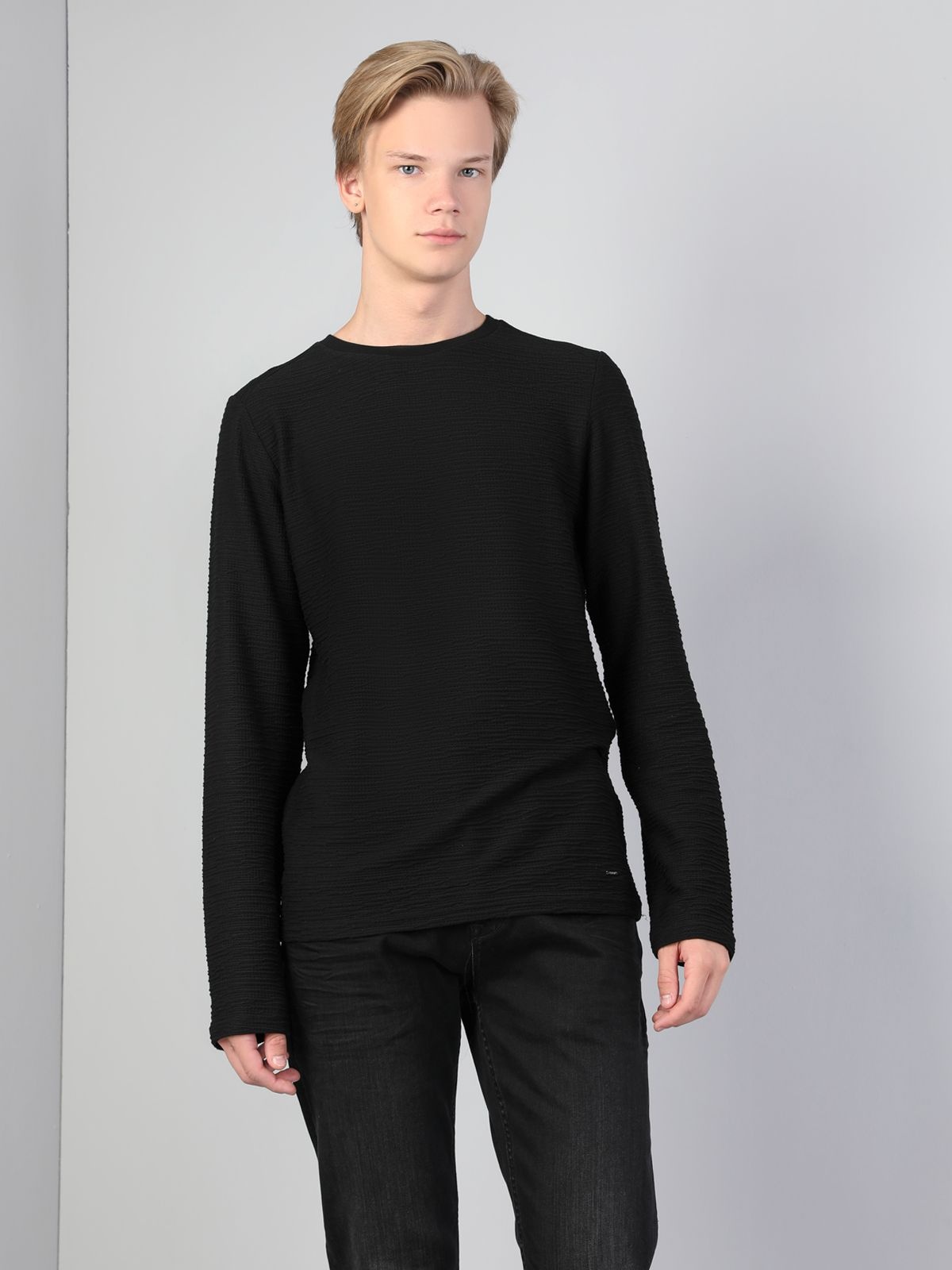 

Футболка с длинными рукавами Colin's CL1045741BLK XXL