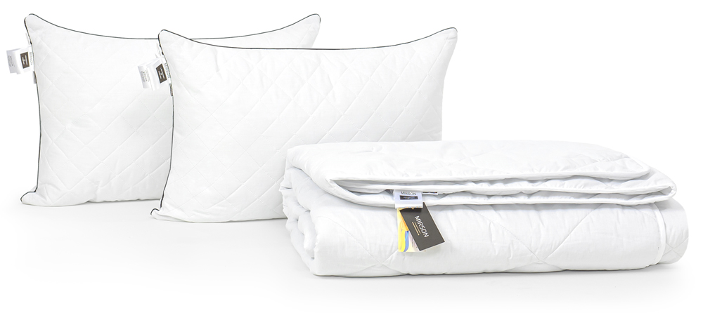 

Набор с эвкалиптовым волокном MirSon Деми Bianco-Royal Pearl №2615 Одеяло 200х220 + 2 подушки 50х70 упругие