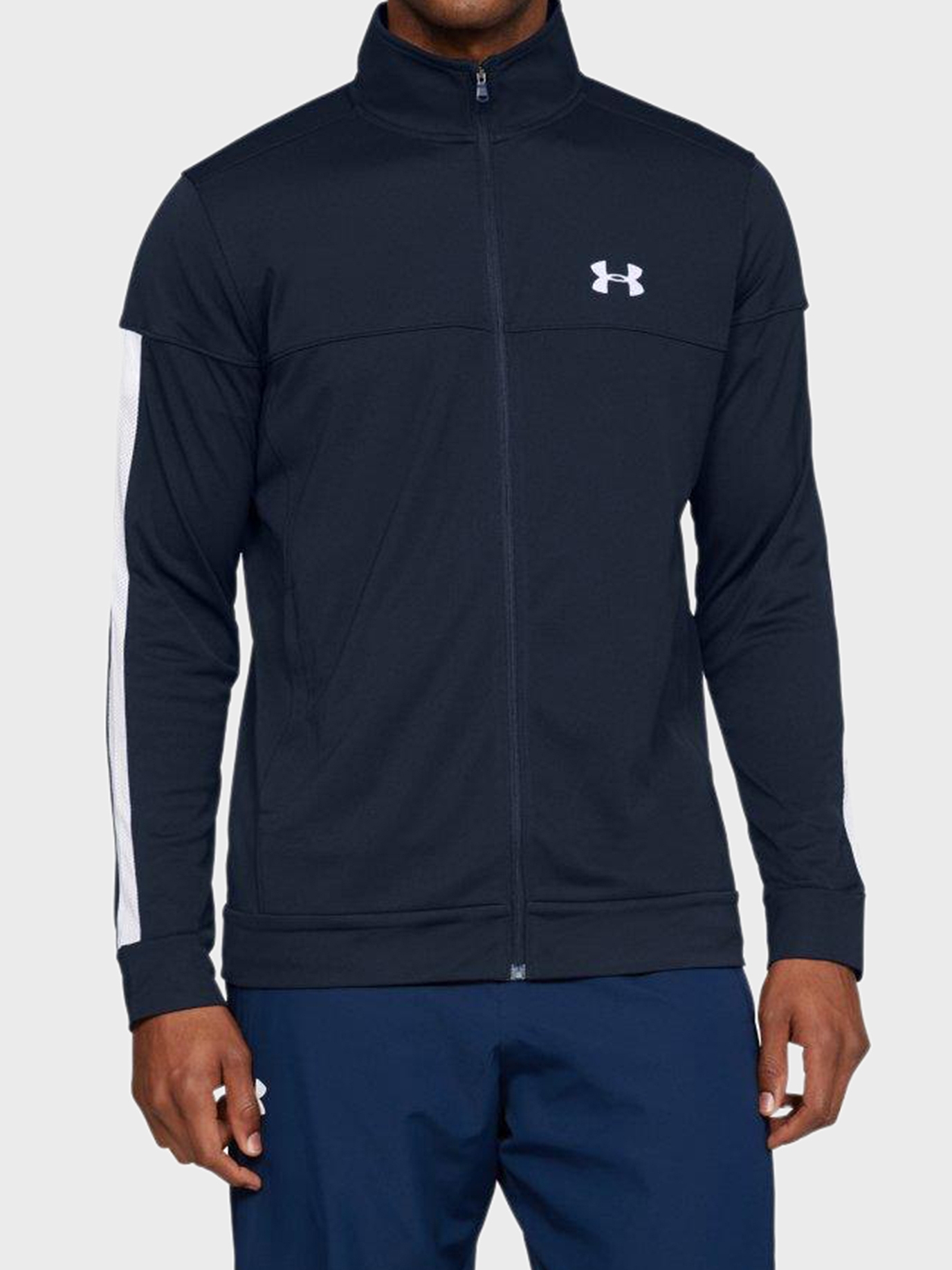 

Кофта Under Armour Ua Sportstyle Pique Trck Jkt-Nvy 1313204-409 S Синяя