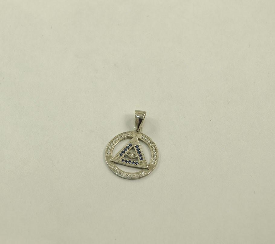 

Подвеска всевидящее око Maxi Silver 6411