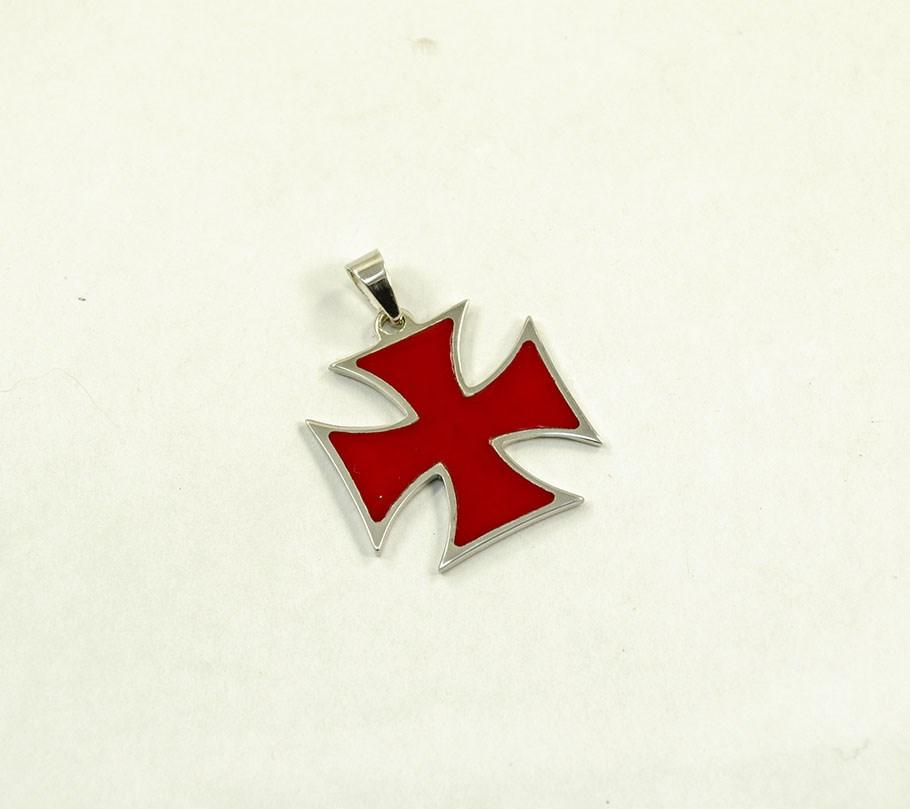 

Мальтийский крест Maxi Silver 8628