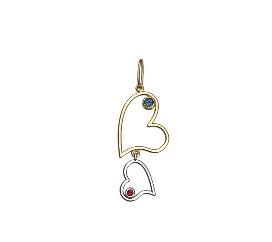 

Подвеска сердце Maxi Silver 2858