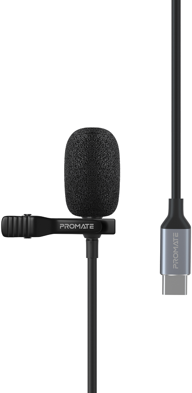 

Микрофон Promate ClipMic-C USB Type-C Black (clipmic-c.black)