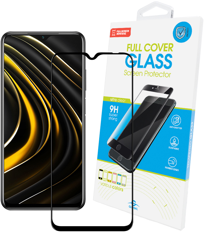 

Защитное стекло Global Full Glue для Xiaomi Poco M3 Black