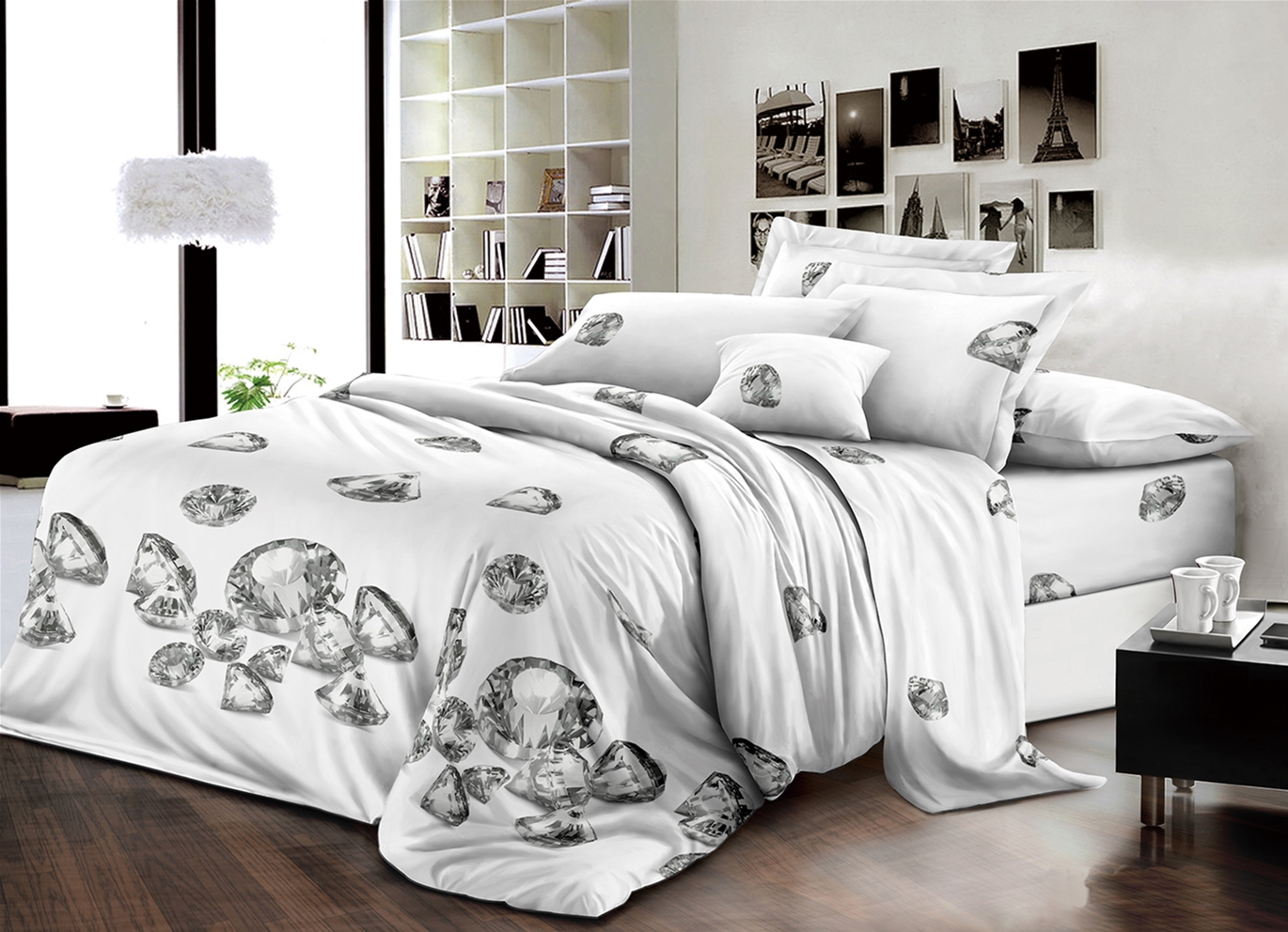 

Комплект постельного белья MirSon Бязь Premium 17-0128 Diamand 2х143х210 см