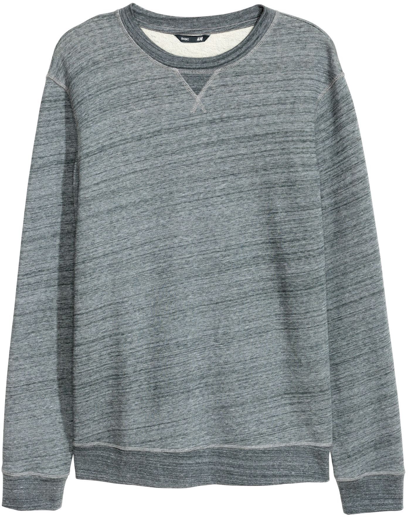

Свитшот H&M KK4128910 M Серый меланж