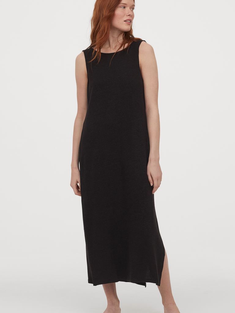 

Платье льняное H& 060882961  Черное, Платье льняное H&M 060882961 M Черное
