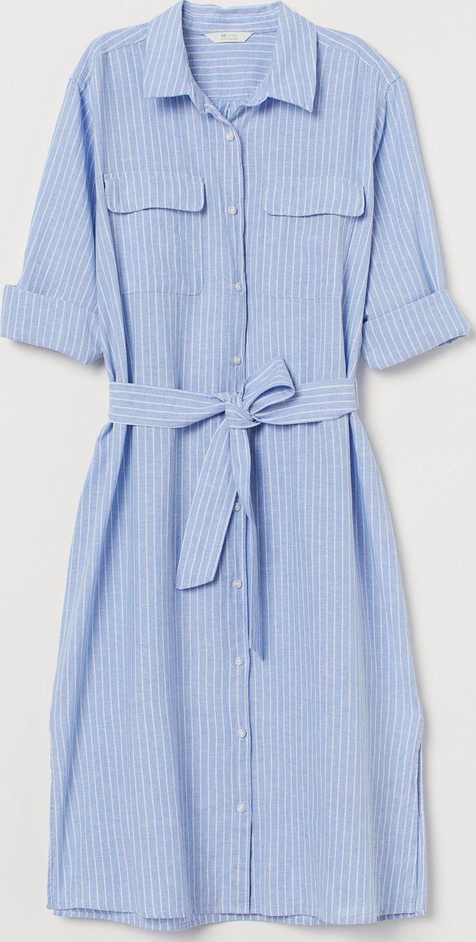 

Платье-рубашка H&M 060817181 40 Голубое