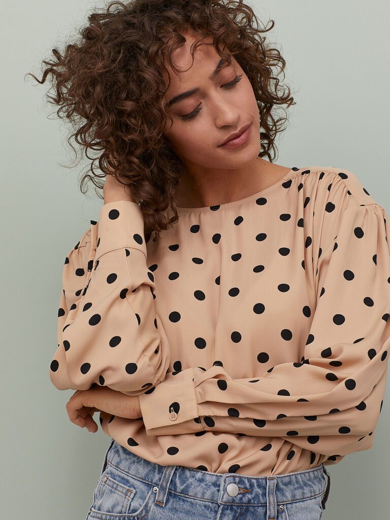 

Блузка H& 060817150  Бежевая, Блузка H&M 060817150 M Бежевая