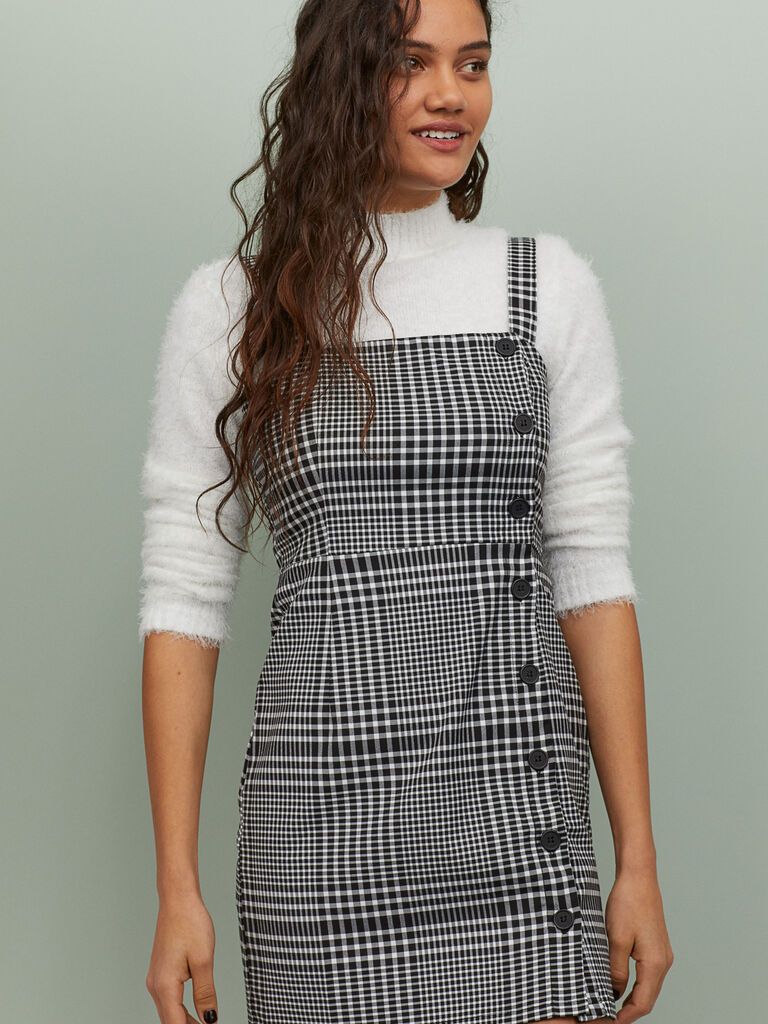 

Сарафан H&M 060797089 38 Черный с белым