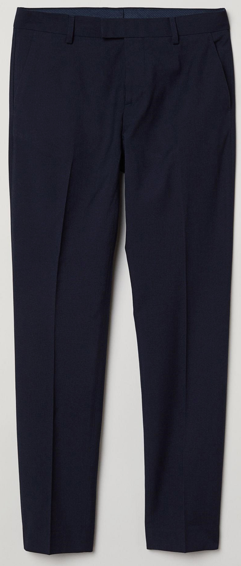 

Брюки H&M 3917504-AAQJ 52 M Темно-синие