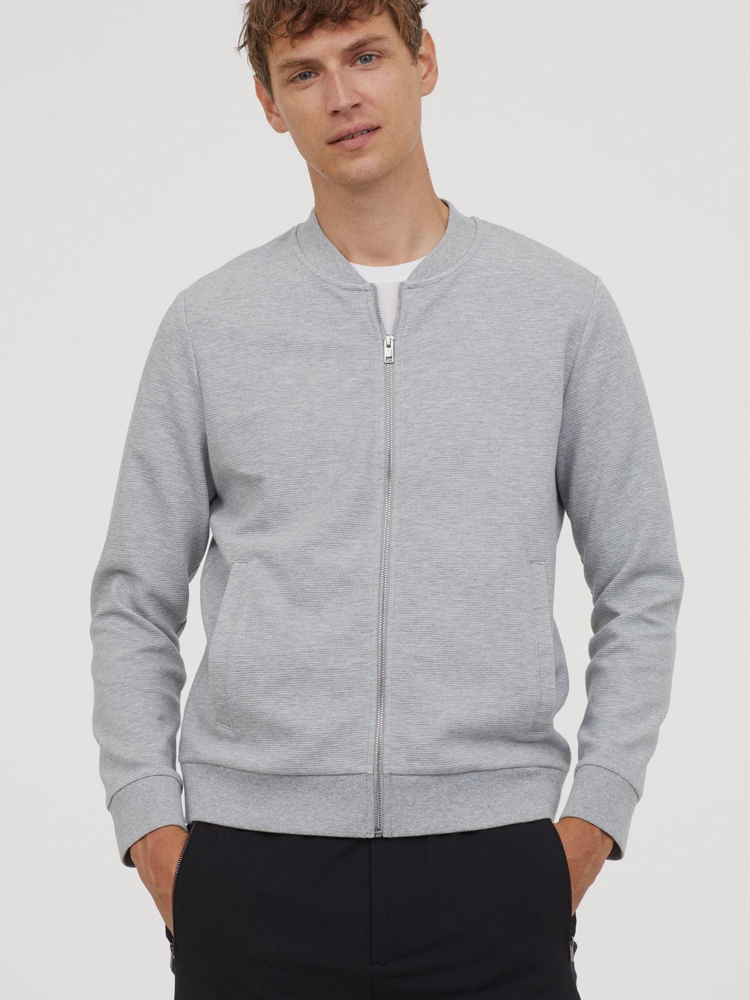 

Бомбер H&M 6732811-ABKU S Серый