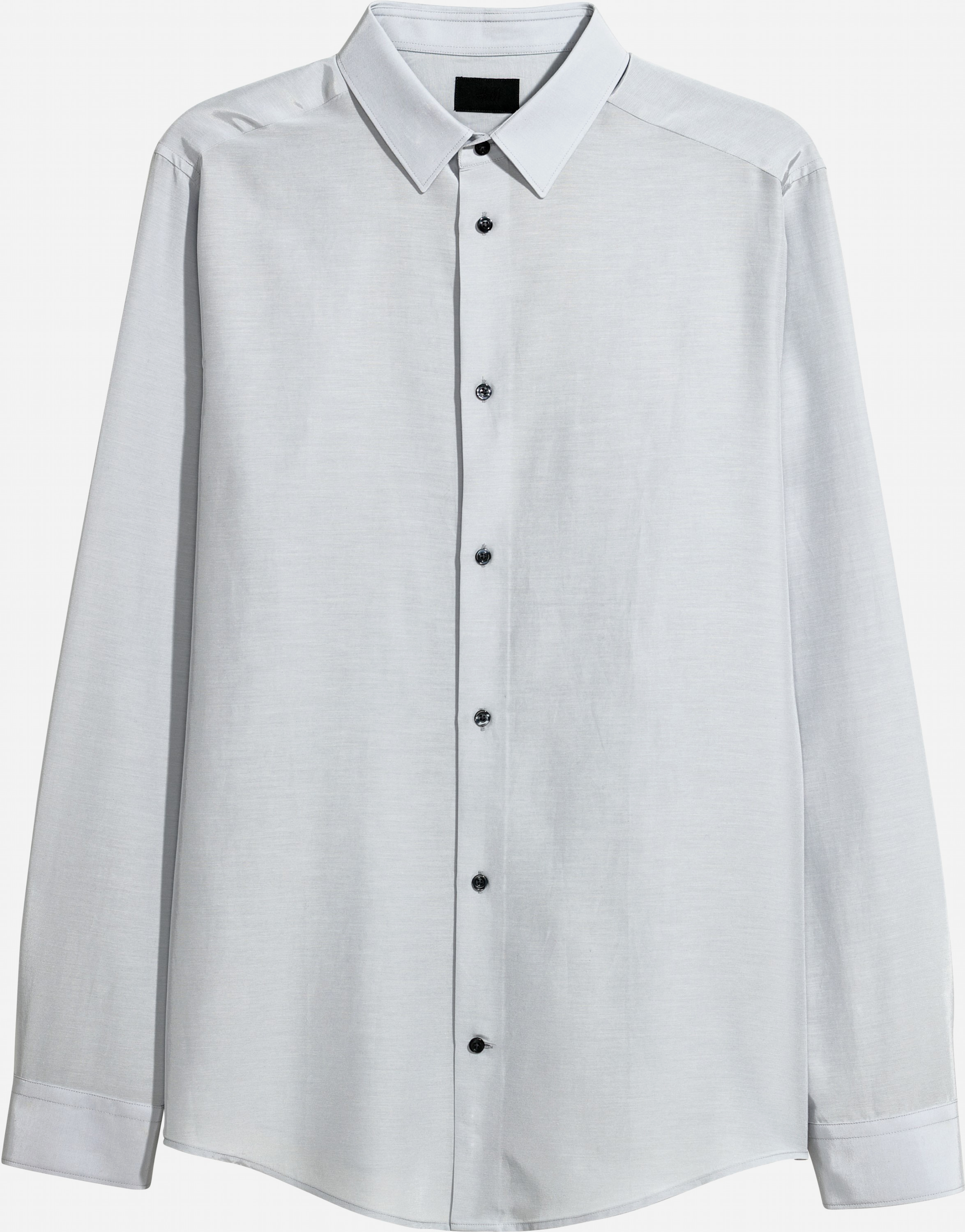 

Рубашка H&M 4955646-ACWW XS Светло-серая