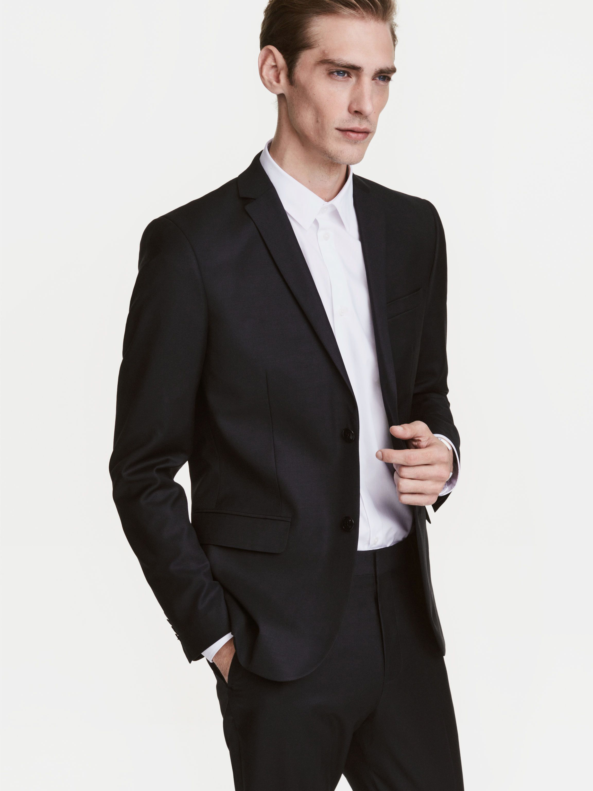 

Пиджак H&M 4593355-AAAD 48 Черный