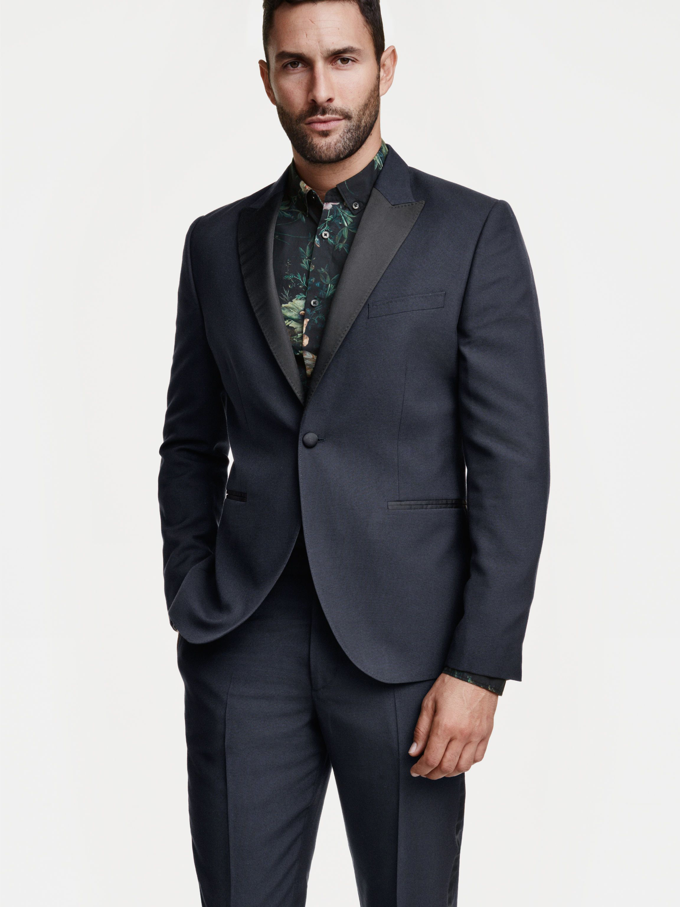 

Пиджак H&M 3096652-z 48 Темно-синий