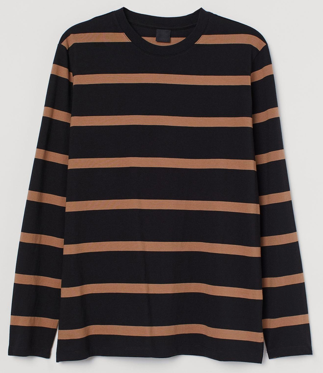 

Лонгслив H&M 7152552-AEAH L Черный с бежевым