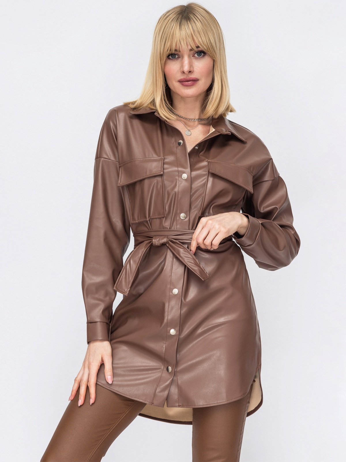

Рубашка Dressa 53295 46-48 Коричневая