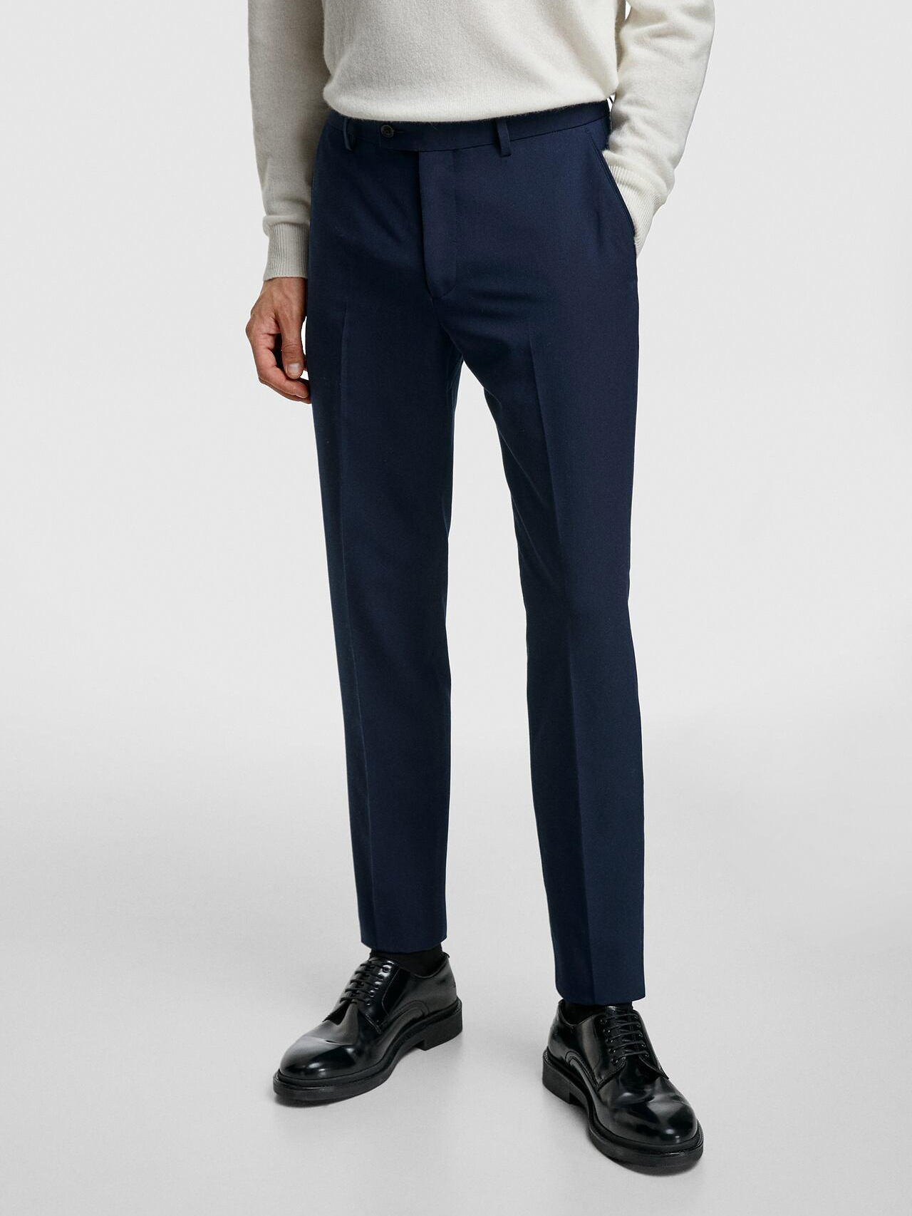 

Брюки Zara 8288/650/401-AAQJ 40 Темно-синие