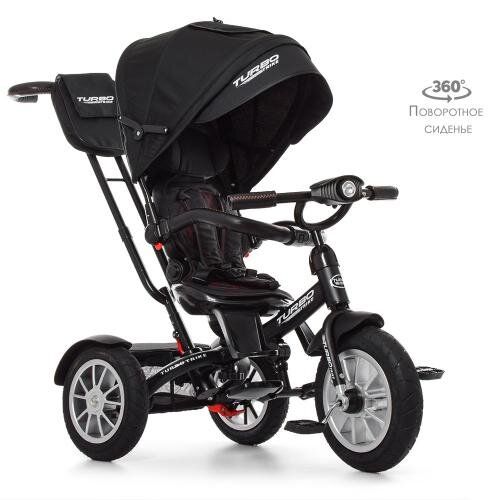 

Детский трехколесный велосипед Turbo Trike M 4057-20 (Черный)