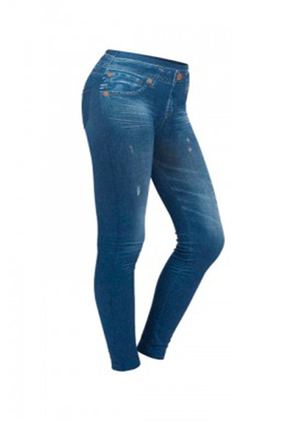 

Утепленные леггинсы SLIMmaxx Jeans-Leggings имитация джинсов синие 44/46