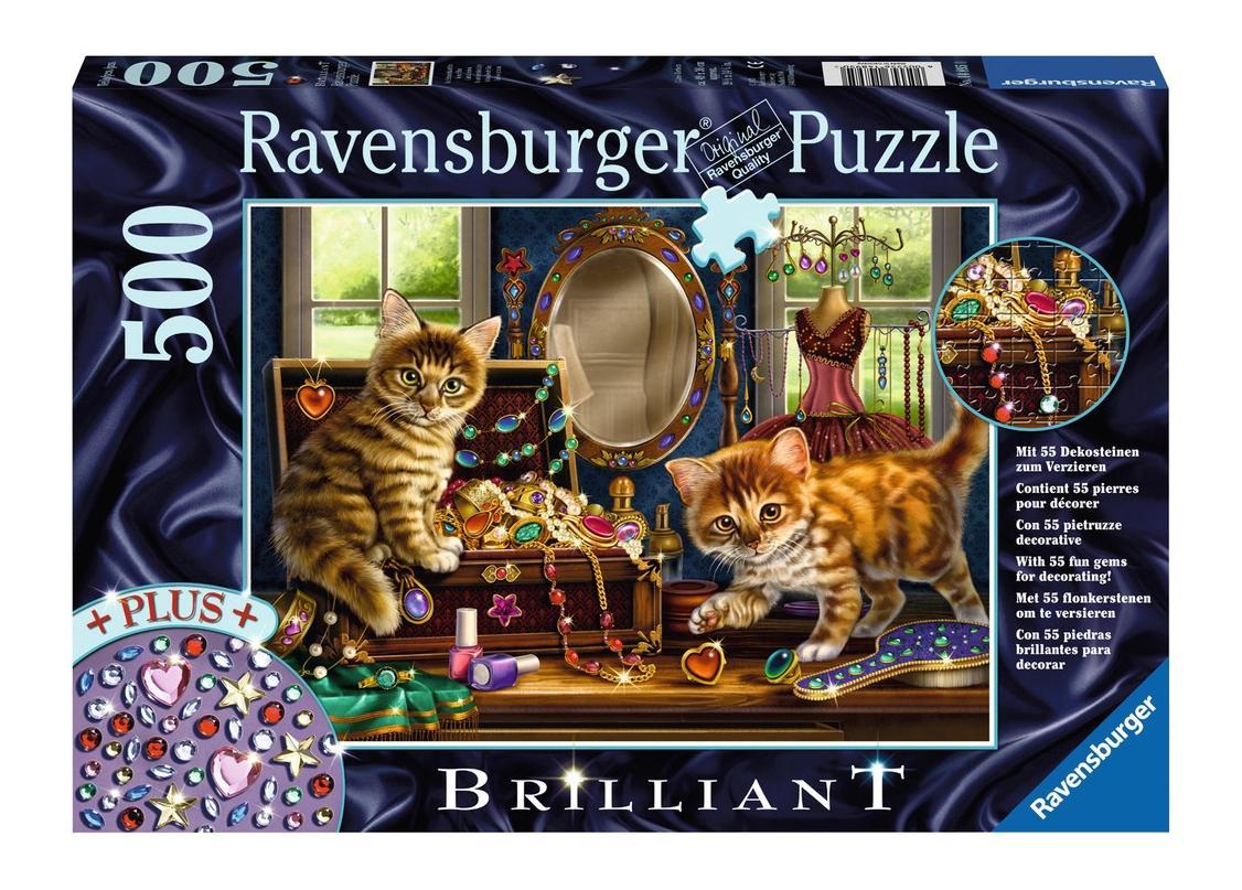 

Пазл Ravensburger Brilliant Шкатулка с украшениями + стразы 500 элементов