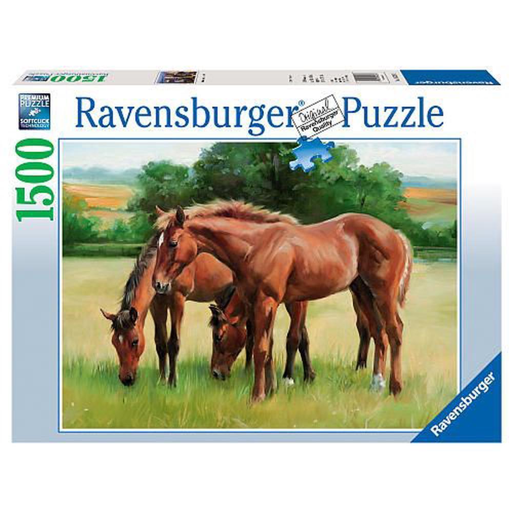 

Пазл Ravensburger Выпас лошадей 1500 элементов