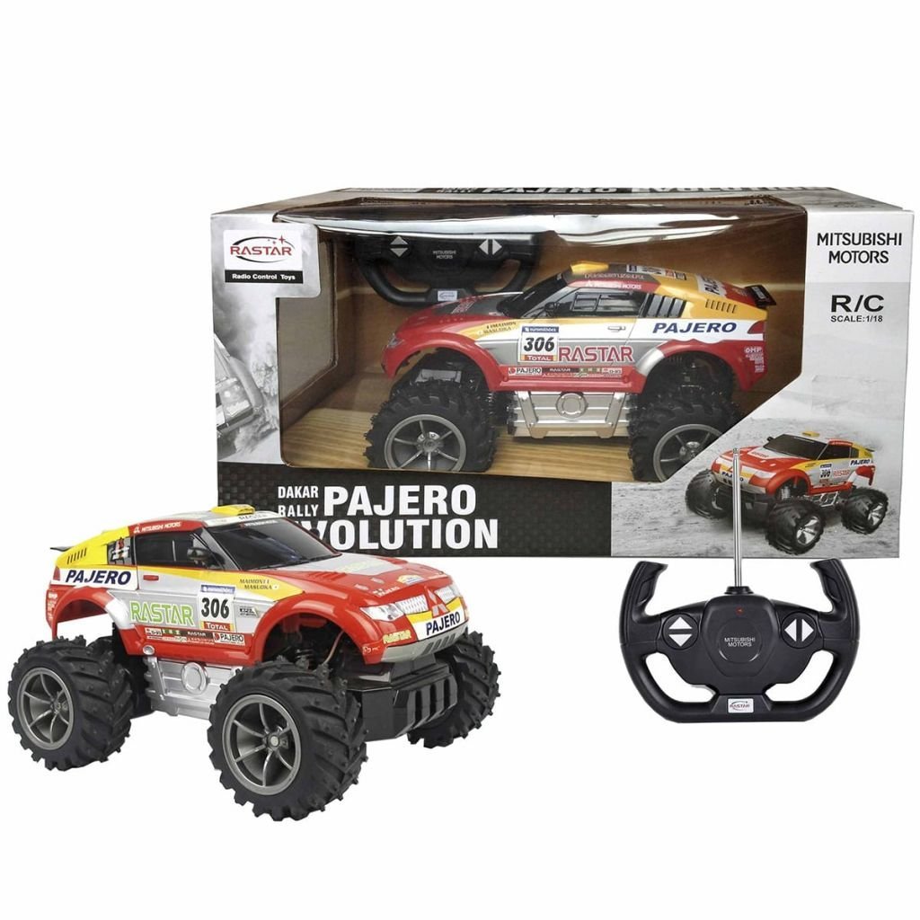 

Машина на радиоуправлении Rastar Mitsubishi Pajero Evo 1:18, 20100