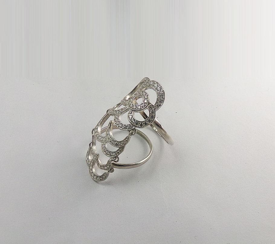 

Колечко двойное Maxi Silver 6184 SE, размер 20.5