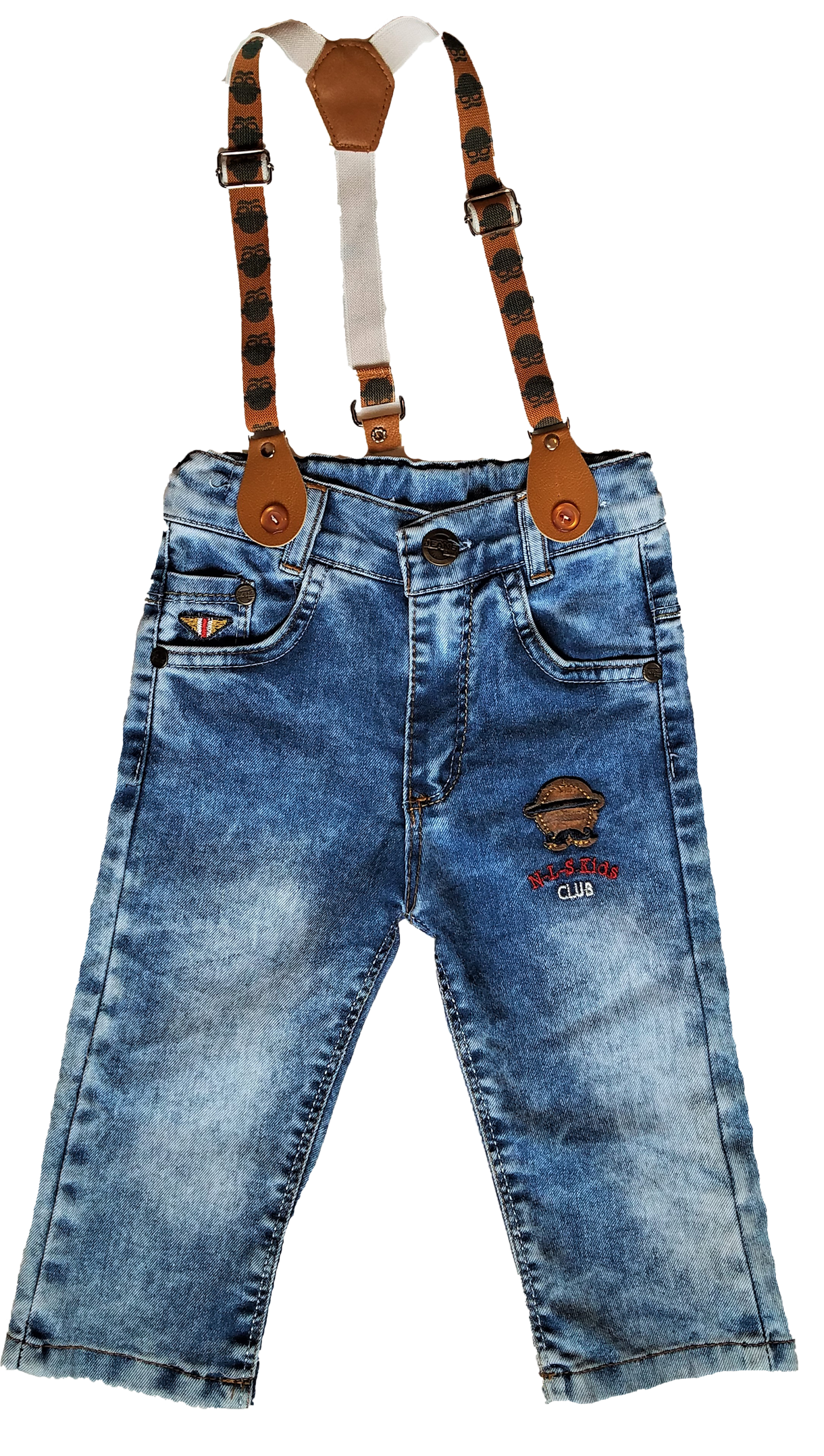 

Джинсы с подтяжками NLS Kids Club Рост: 74-80см Размер: 26