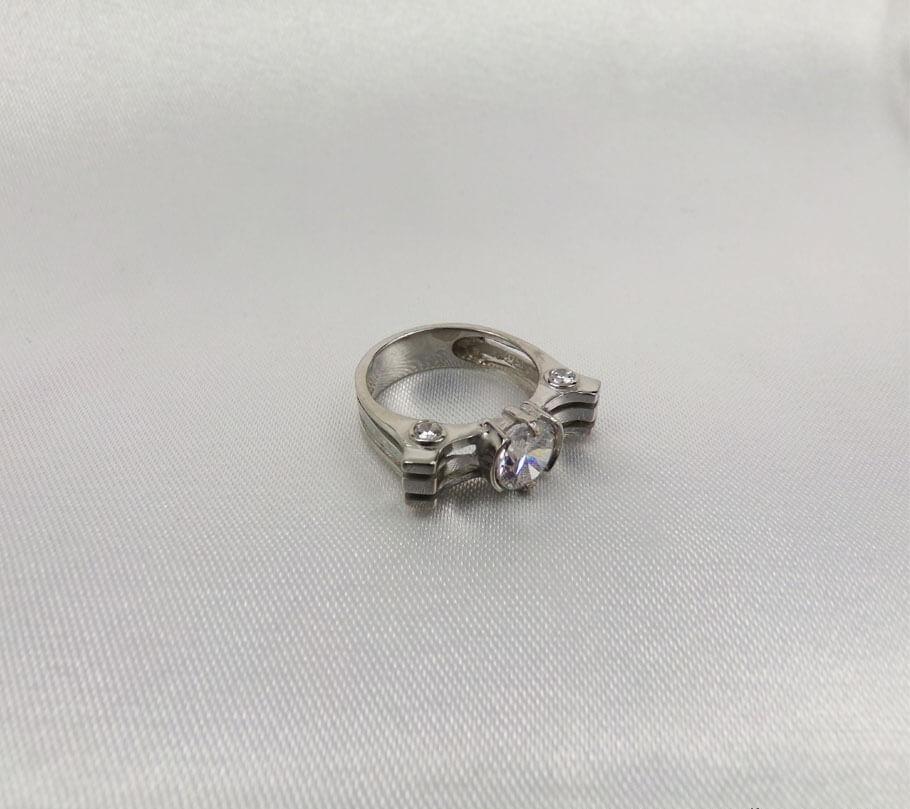 

Кольцо хай-тек Maxi Silver 4640 SE, размер 22