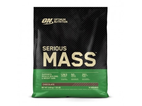 

Гейнер Optimum Nutrition Serious Mass 5.44кг Вкус Шоколад