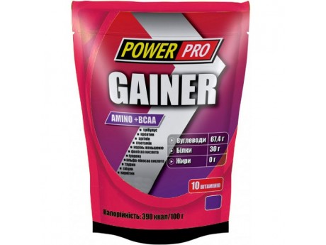 

Гейнер Power Pro Gainer 2000 грамм Лесные ягоды (102277-1)