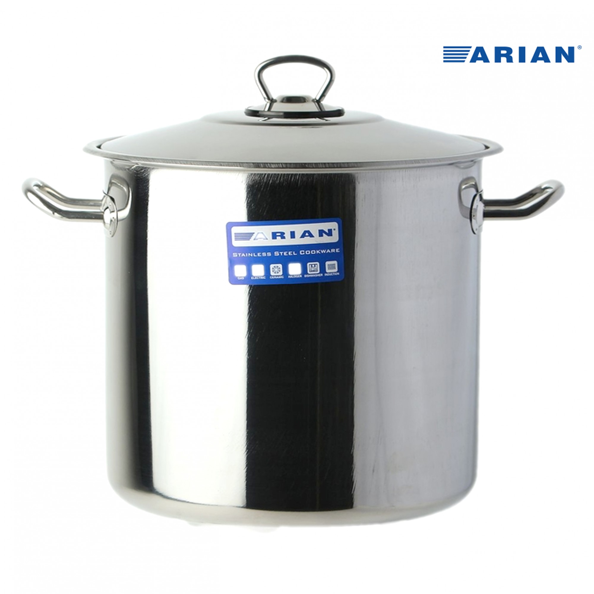 

Глубокая кастрюля с крышкой Arian Gastro Deep 24х24 11 л нержавеющая сталь