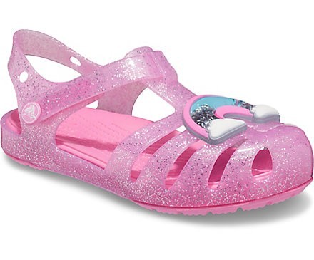 

Сандалі на дівчинку Crocs Isabella Charm Sandal С6 23 Рожевий