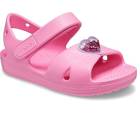 

Сандалі на дівчинку Cross-Strap Classic Cross-Strap Charm Sandal С7 24 Рожевий