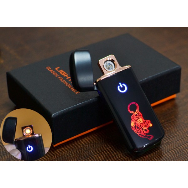 

USB зажигалка в подарочной коробке Тигр №HL-121-2