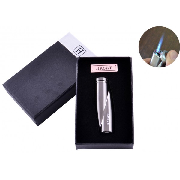 

Зажигалка в подарочной коробке Hasat (Острое пламя) №4313 Black