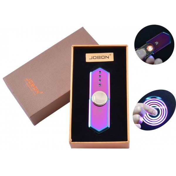

USB зажигалка-спиннер в подарочной упаковке Jobon (Спираль накаливания) №HL-10 Хамелеон