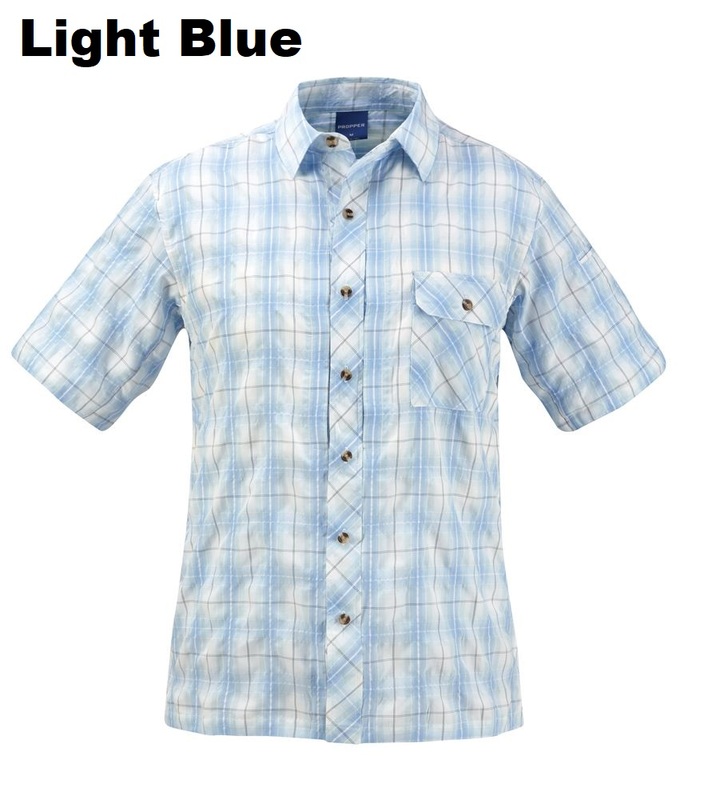 

Тактическая рубашка Propper Covert Button-Up – Short Sleeve F53520 Medium, Light Blue (Блакитний)