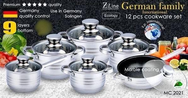 

Набор кастрюль German Family Z-Line MC-2021 11870