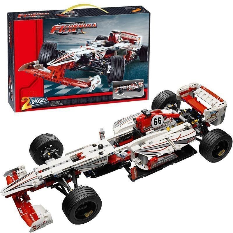 

Конструктор JiSi bricks Technic 3366 Гоночный автомобиль Formula-1 - 1141 дет.