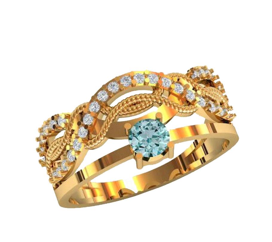 

Колечко с фианитами Maxi Silver 8186 SE, размер 17.5