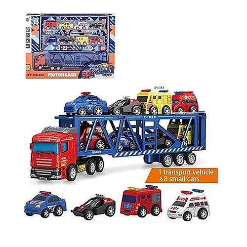 

Инерционный трейлер "City Police" YI DA TOYS (278-42)