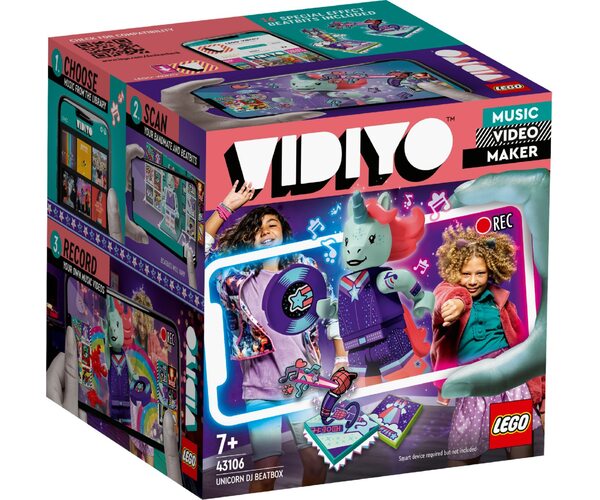 

Lego Vidiyo БитБокс Единорог – ди-джей 43106