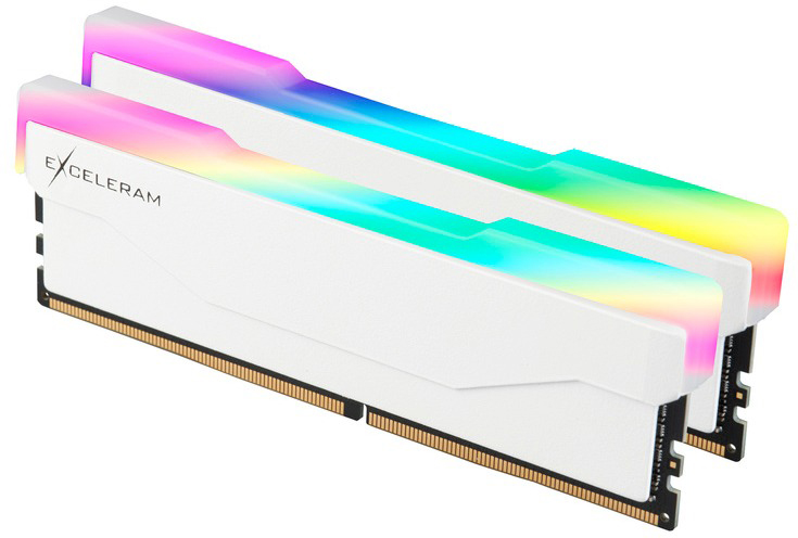 

Оперативная память Exceleram DDR4-3000 16384MB PC4-24000 (Kit of 2x8192) RGB X2 Series White (ERX2W416306AD)