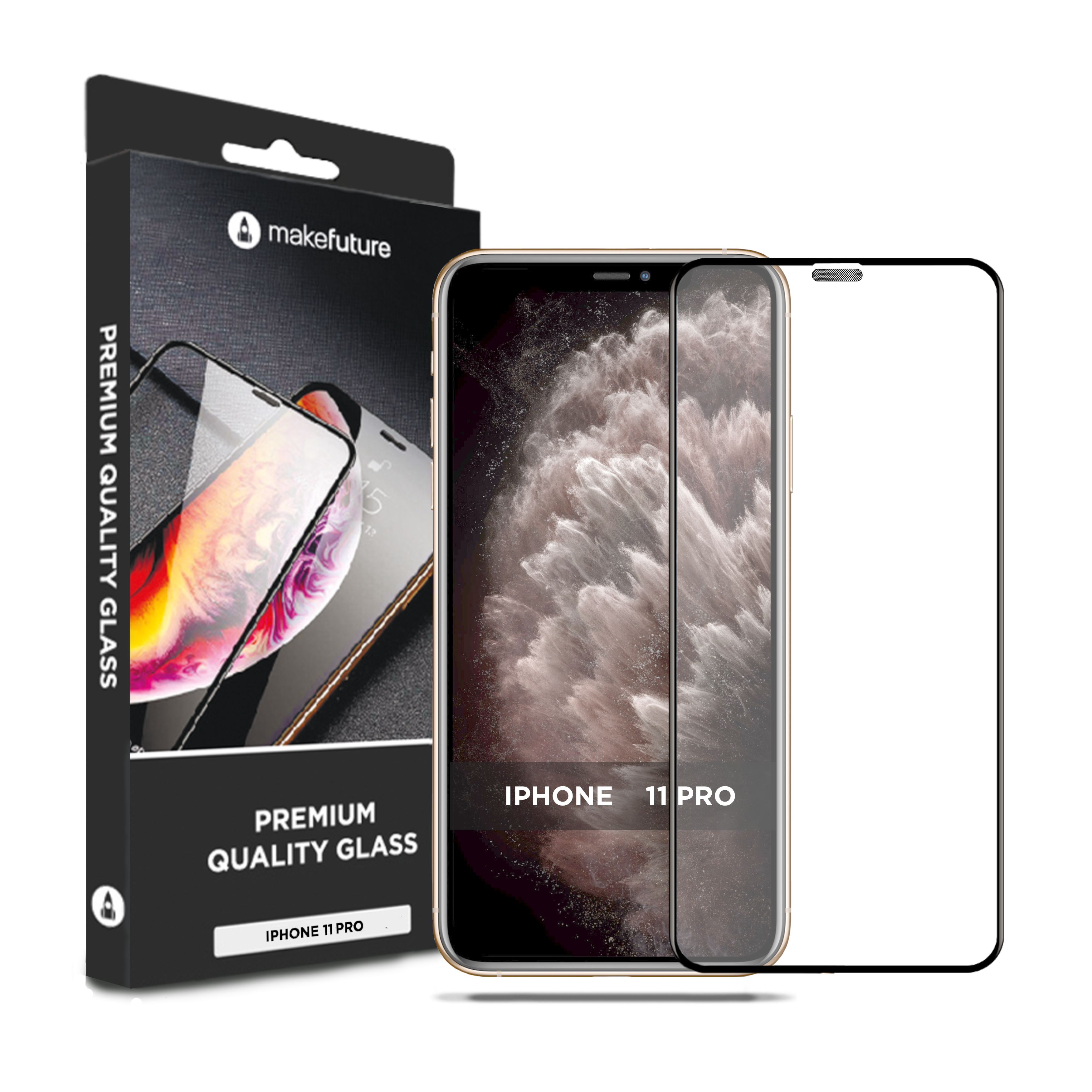

Захисне скло MakeFuture Apple iPhone 11 Pro Premium Glass