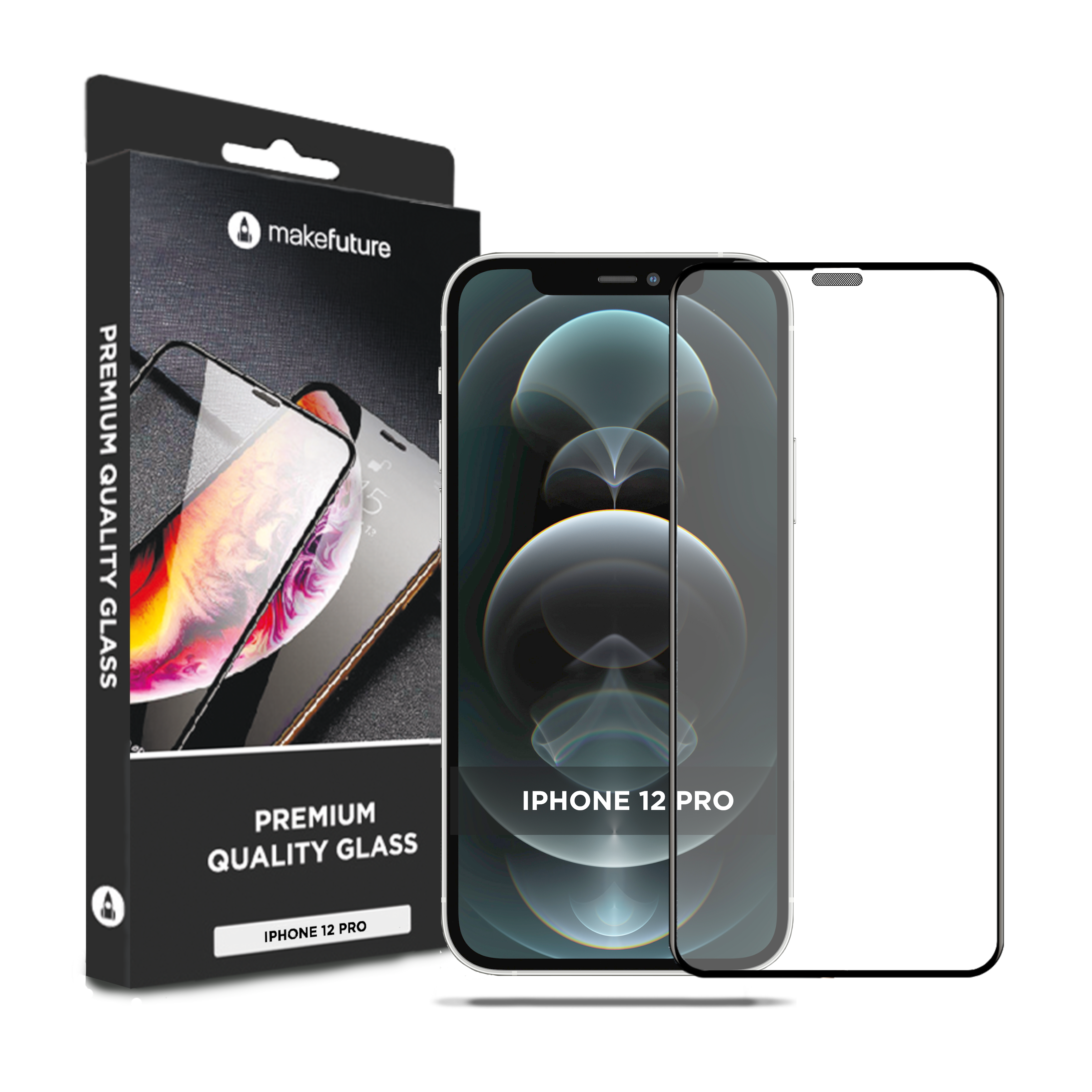 

Захисне скло MakeFuture Apple iPhone 12 Pro Premium Glass