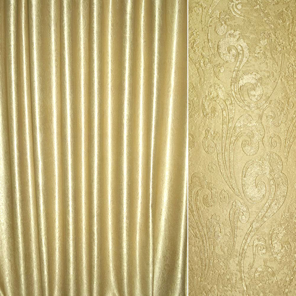 

Софт блэкаут тиснение крупные завитки бежевый, ш.280 (32122.009)