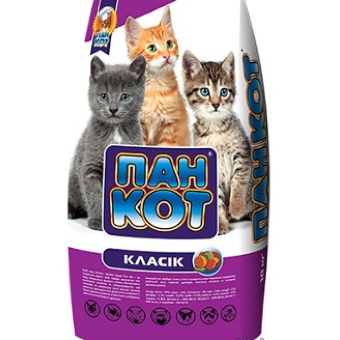 

Сухой корм для кошек Пан-Кот Класик для котят 10 кг