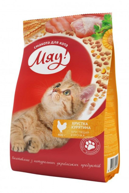 

Сухой корм для кошек Мяу c курицей 14 кг